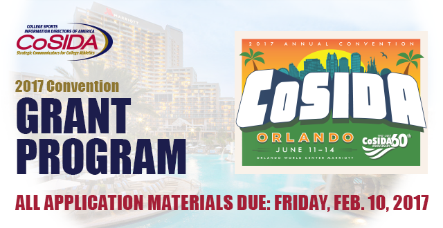 CoSIDA Convention Grant Program & Application Process